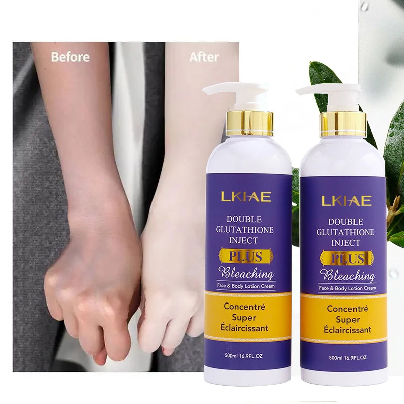 OEM Best Private Label Vegan Natural Organic Moisturizer Brightening Lightening Vitamin C White Skin Whitening Body Lotion