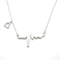FY- PL068 Factory Wholesale 925 Silver Cute Love Figure Chains Necklaces & Pendants for Women Fashion Festival Gift Jewelry