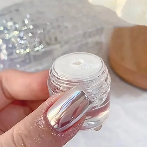 0.2g Super Bright Silver Magic Mirror Aurora Moonlight Powder Nail Art Glitter Dust Pigment Manicure Ornaments Accessories