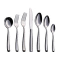 Modern Design Thick Stainless Steel 18/10 Mirror Silver American Style Hammered Cutlery Set for Hotel Restaurants