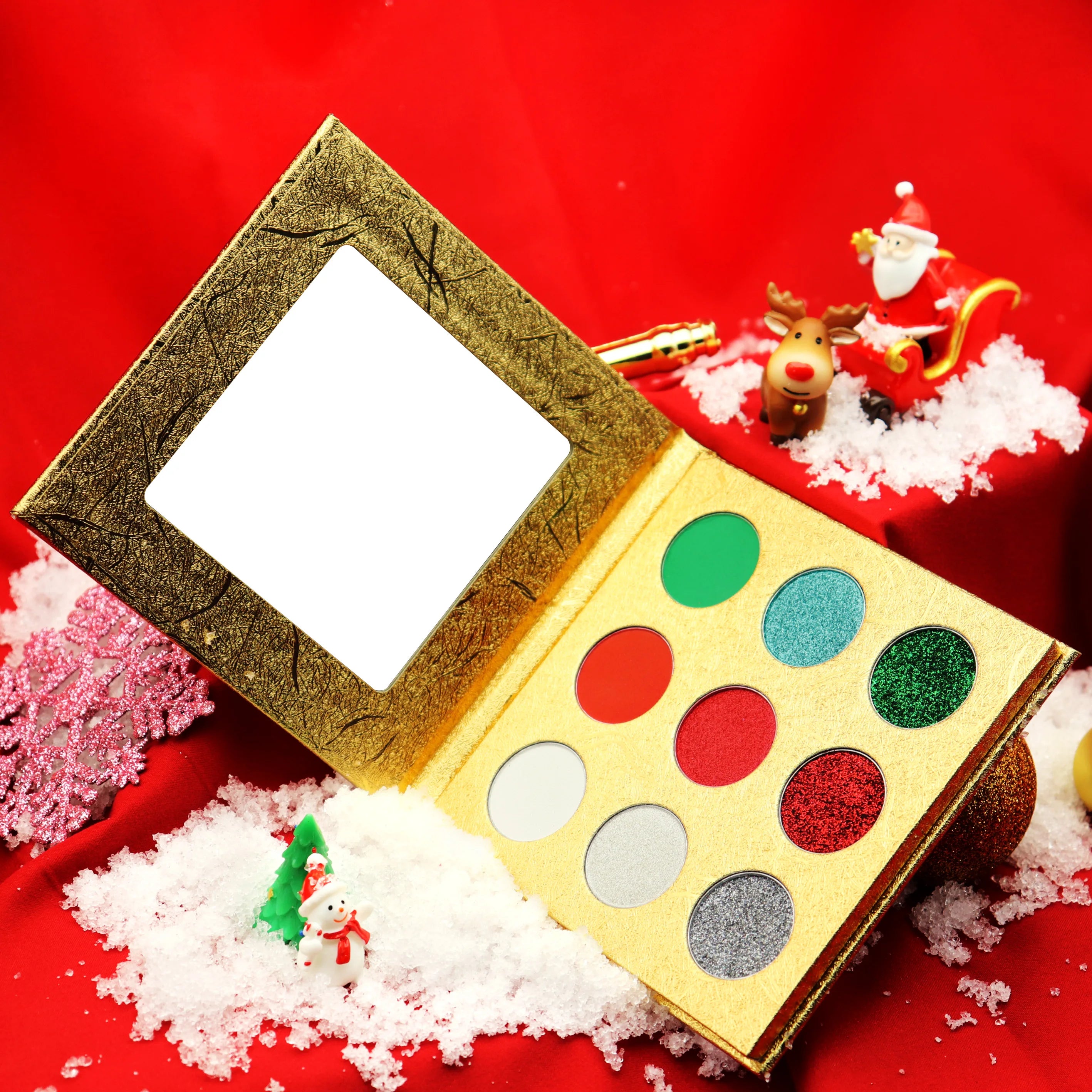 Private Label Makeup 9 Color Shimmer Pigment Eyeshadow High Pigment Long Lasting Glitter Liquid Eyeshadow