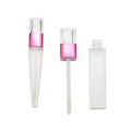New Novel Square Matte Syringe Lip Gloss Tubes Flat Empty Lipgloss Containers Frosted Plastic for Cosmetics and Lipstick