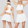 BNICE QS12 High Quality Sports Wear for Women  Gym Yoga Wear  Golf Apparel Tennis Wear Sexy Sports Bra Vest Shorts Tennis Skirt
