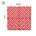 Interlocking Plastic Garage Floor Tile for Airport Railway Station and Metro Station