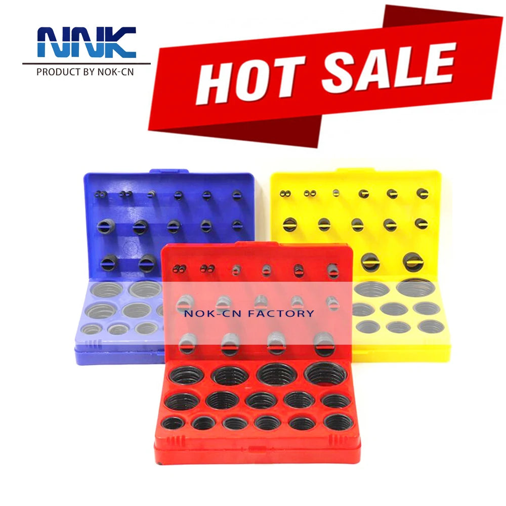 O Ring Kit O-ring Seal Box NBR Oring Searies Box Repair Seal O Ring 30 Sizes Oring Kit Set Excavator 382pcs 386pcs