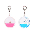 China Factory Keychain Fancy Gifts Keychain Accessories Promotion Custom Keychain With Liquid and Glitter Inside