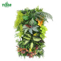 Tizen Wholesale Fake Faux Green Leaf Jungle Backdrop Artificial Vertical Plant Grass Wall