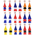 New Fashion Baseball Season Earrings Tassel Colorblocking Sports Earrings Sports Vibe Earrings for Women