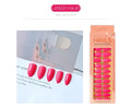 BIN Wholesale Press on Nails Medium Nude Fake Nails with Glue Artificial Fingernails False Nails French Almond Reusable Acrylic