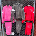 US Free Tax Rhinestones Acid Wash Flare Sweatpants Zip up Hoodie 2 Piece Set Rhinestone Vintage Acid Wash Men Tracksuit