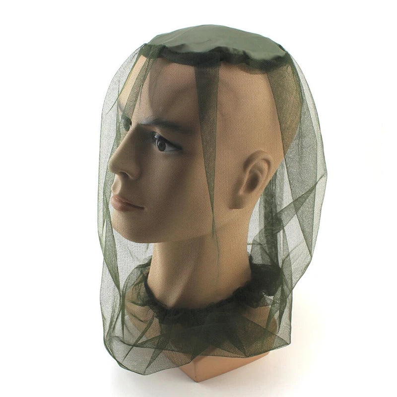Travel Camping Protector Camping Equipment Outdoor Survival Head Face Protect Net Cover Anti Mosquito Bug Bee Insect Mesh Hat