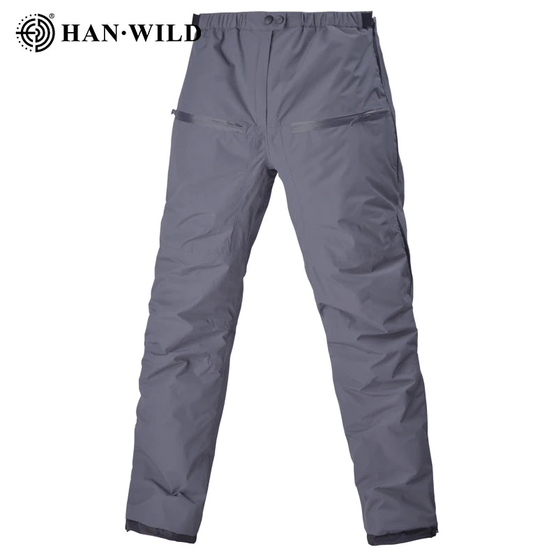 HAN WILD Waterproof Cotton Pants Tear Resistant Camouflage Pants Windproof Winter Pants