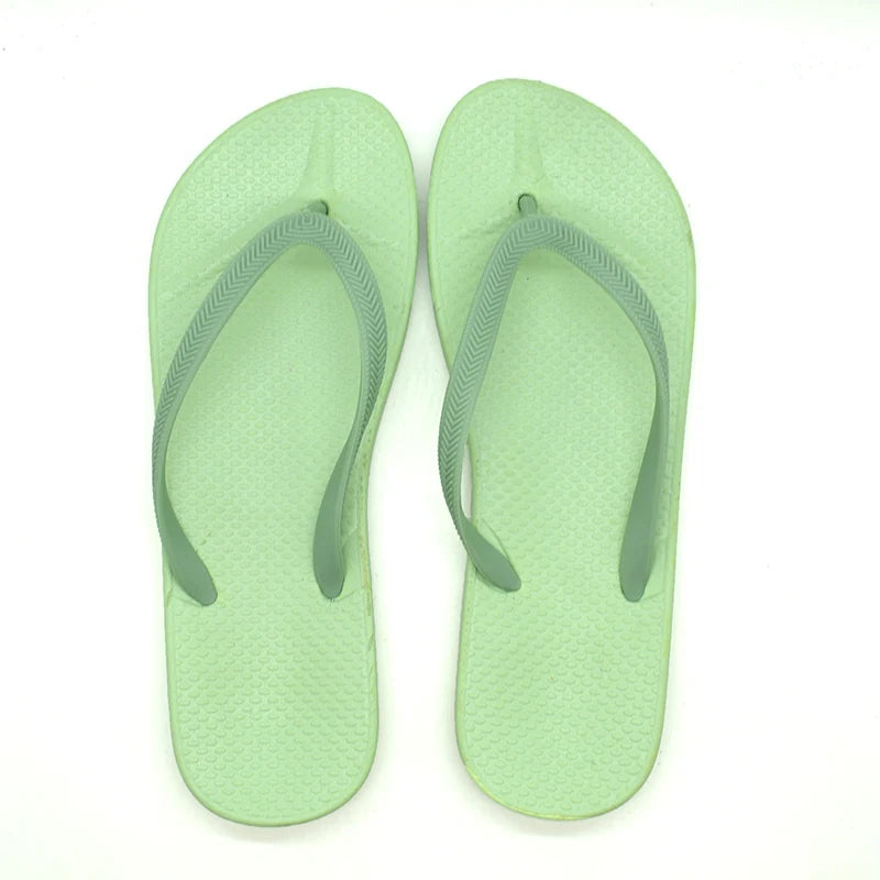 2024 Flat Anti-Slip Summer Spring Women Flip Flops with PVC Outsole Comfortable Beach for