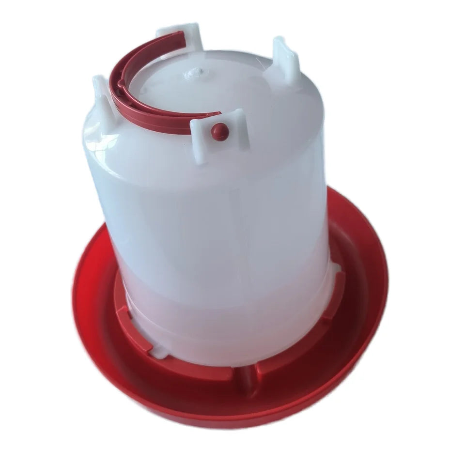 New 1.5L Automatic Chicken Water Drinker & Feeders Sturdy Durable Plastic for Poultry Farm Use