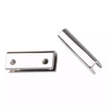 Ivoduff 25mm Blank Rectangle Strap Ends Metal Clip Buckle Bag Strap Connector End Cap for Bag