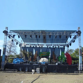 Led Walls Support Outdoor Stage Truss Custom System for Led Displays Design 12 Inch Aluminum Square Box Truss