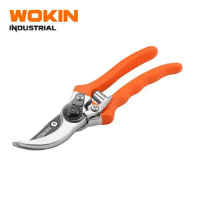 WOKIN 311408 Industrial 8in Bypass Pattern Garden Pruning Shear With Dipped Handle