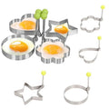 Kitchen Accessories Kitchen 1Pcs Stainless Steel Fried Egg Mold Pancake Bread Fruit and Vegetable Shape Decoration