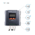 Lumiax 12V 24V 30A Good Price bluetooth RS485 Panel Battery Power MPPT Solar Charger Controllers