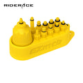 RIDERACE EZmtb 10 in 1 Universal Hydraulic Bleed Adapters Set Include Oil Funnel MTB Road Bike Disc Brake Bleed Tool Accessories