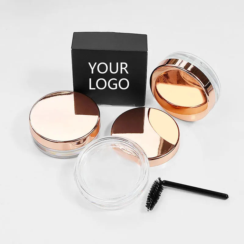 Custom Vegan Mineral Soft Soap Wax Gel for Eyebrow Styling Nourishing Lifting Sculpting Waterproof Private Label Makeup