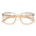 TR90 CP Retro Vintage Optical Spectacles Blue Light Blocking Eyeglasses with Rivet Decoration Men Women's Computer Eye Wear
