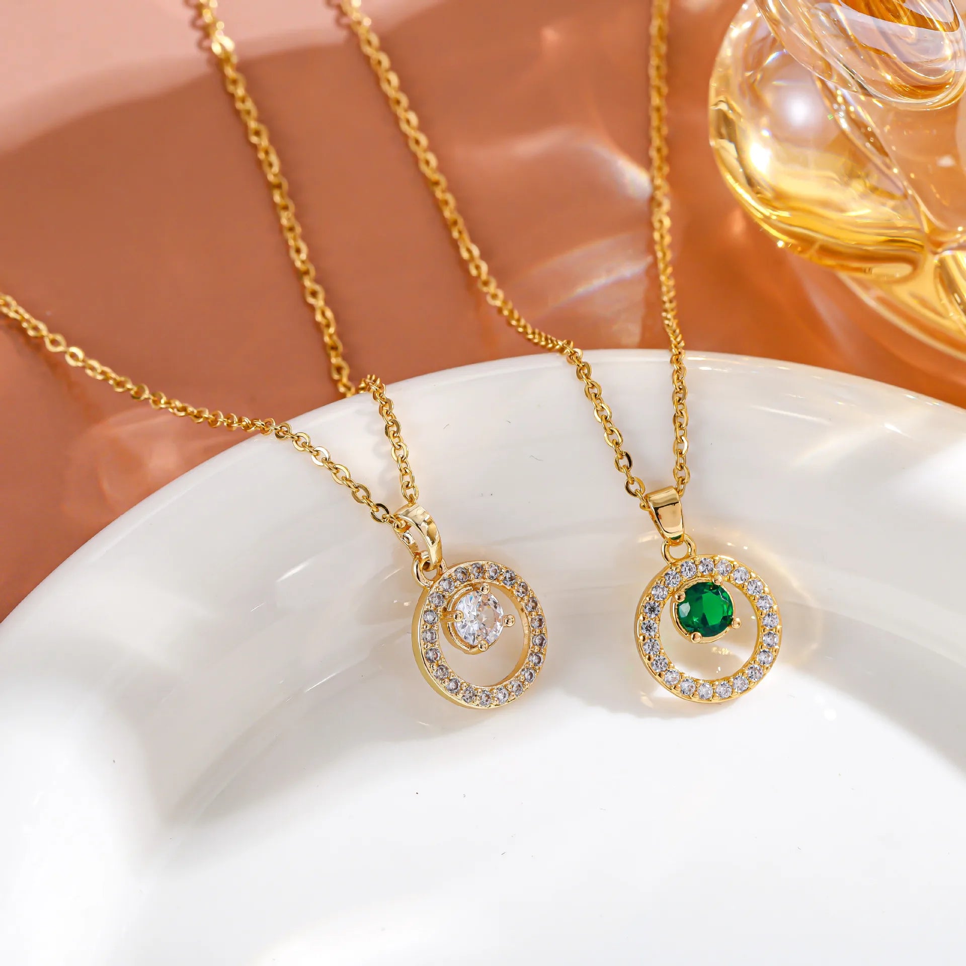 Light Luxury Temperament Micro Diamond Necklace Micro-set Diamond Necklace for Women