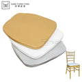 Chiavari Wedding Chair with Foam Cushion PU Leather Technics Various Colors for Hotels Function Pillows & Positioners