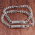 Factory Direct Sales Fashionable Simple Generous Light Silver Bracelet Zinc 17.8G Bracelet