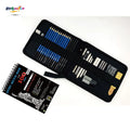 Professional 33-Piece Eco-friendly Sketching Pencil Set for Kids Painting/Drawing Kit Basswood Charcoal Standard Pencils Zipper