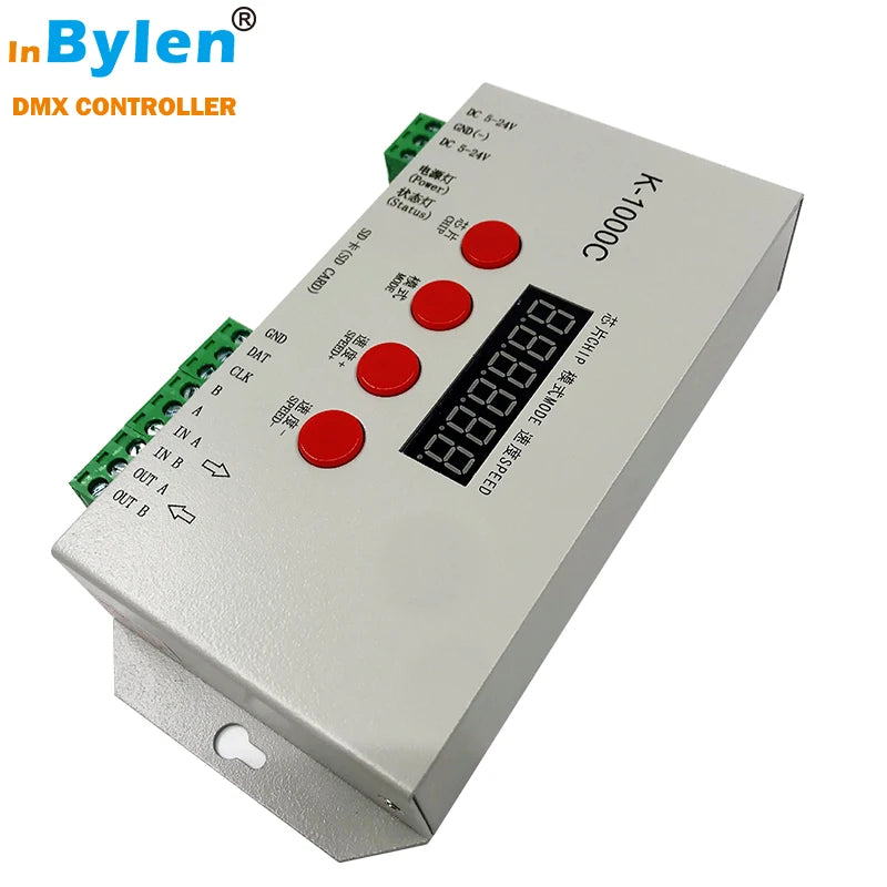 Best Seller WS2811 TM512 USC512 Addressable RGB RGBW Running Light Controller SPI TTL DMX for Led Strip Dimmers