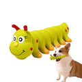 Dog Vocal Toy Pet Latex Caterpillar Squeaky Slow Rebound Decompression Simulation Caterpillar Playing Pet Latex Sound Toy