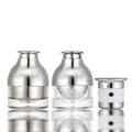 Customized Empty Cream Jar Luxury Cosmetics Acrylic Serum Lotion Skincare Eye Cream Face Mask Packaging with Customized Logo
