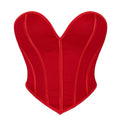 Women Bustier Corset Top Corset  Lace up Boned Waist Trainer Lingerie Overbust Street Corsets