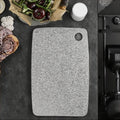New Design Crystallized Large Double Sided Titanium Stainless Steel Food Grade Cutting Chopping Board With Handle for Kitchen