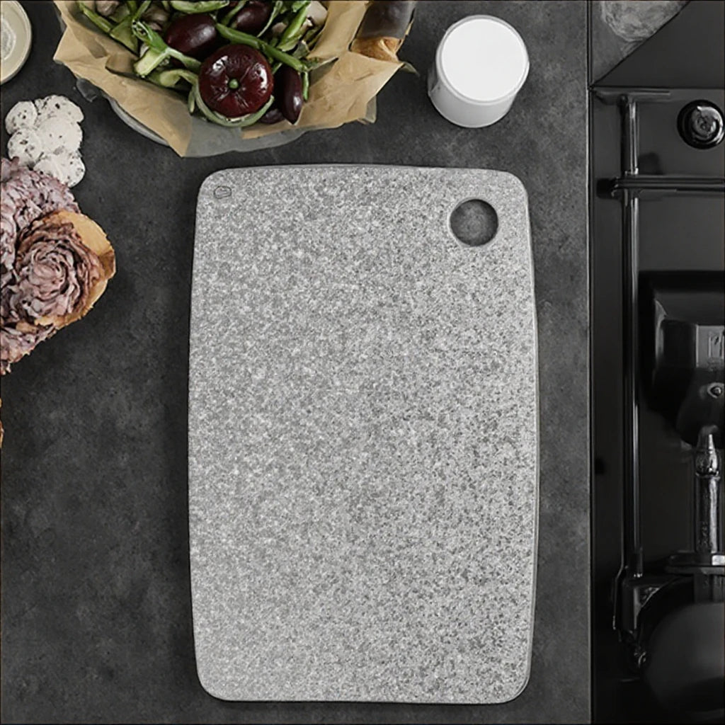 New Design Crystallized Large Double Sided Titanium Stainless Steel Food Grade Cutting Chopping Board With Handle for Kitchen