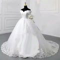 S0104G 2026 Drop Shipping New Bride High Waist Shoulder Thin Light Small Girl Plus Size Wedding Dresses
