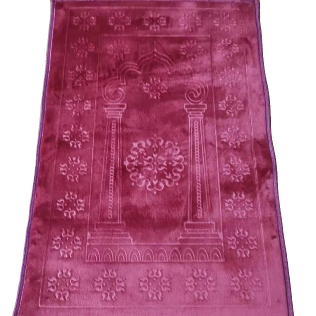 Fashion Islamic Travel Prayer Mat MBX Muslim Sejadah with Foam Polyester Embroidered-for Mosque Use