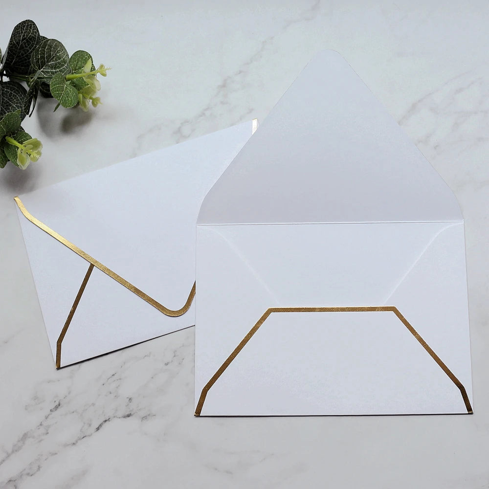 Wholesale Wedding Supplier Factory Cheap Price Blank White Envelope in Stock for Greeting Cards Invitation Card