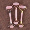 2024 Massage Tools Fabulous Face and Neck Skin Rose Quartz Roller Natural Quartz Jade Roller Privet Label Skin Care