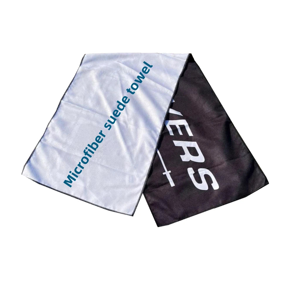 Small Size Printing Face Towel Microfiber Suede Sport Gym Hand Sweat Hand Towel