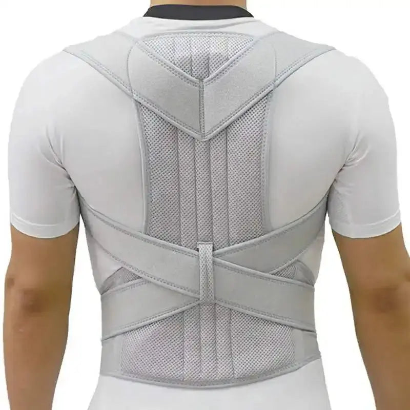 Unisex Posture Correction Strap Adjustable Back Support for Back Pain Relief Hunchback Correction Belt Breathable Feature