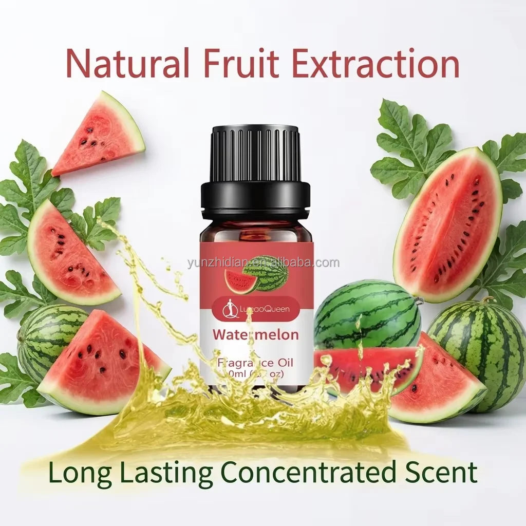 Watermelon Concentrated Fragrance Oil for Home Aroma Diffuser  Fruit Essential Oil for Skin Care Massage Candle Fragrance Oil