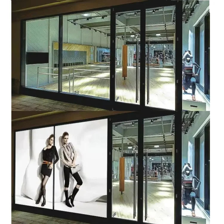 Self-Adhesive Smart Electric PDLC Switchable Film Transparent PET for Office Building Glass Projection Electronic Office