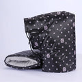 Heated Motorcycle Hand Covers for Warmth and Comfort During Winter Rides with Fleece Lining and Reflective Strip