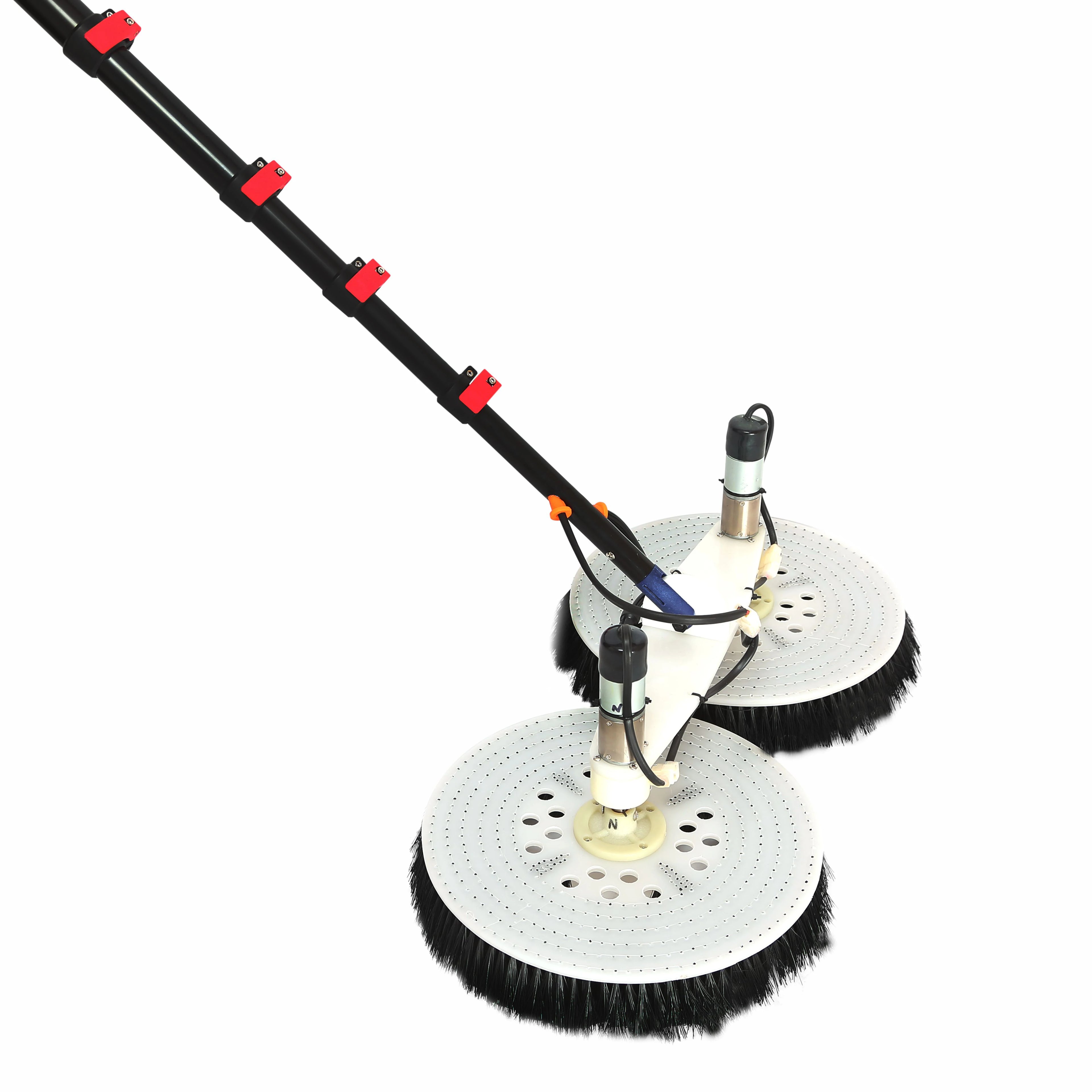 Extentool 7.5m Electric Solar Panel Cleaning Tools Water Fed Pole Photovoltaic Solar Panel Cleaner Machine