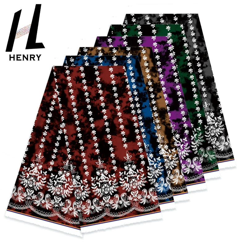 Henry Polynesian Fabric for Dress Straight Vertical Stripe Pattern Polyester Digital Printed Black Gray Fabrics for Garment