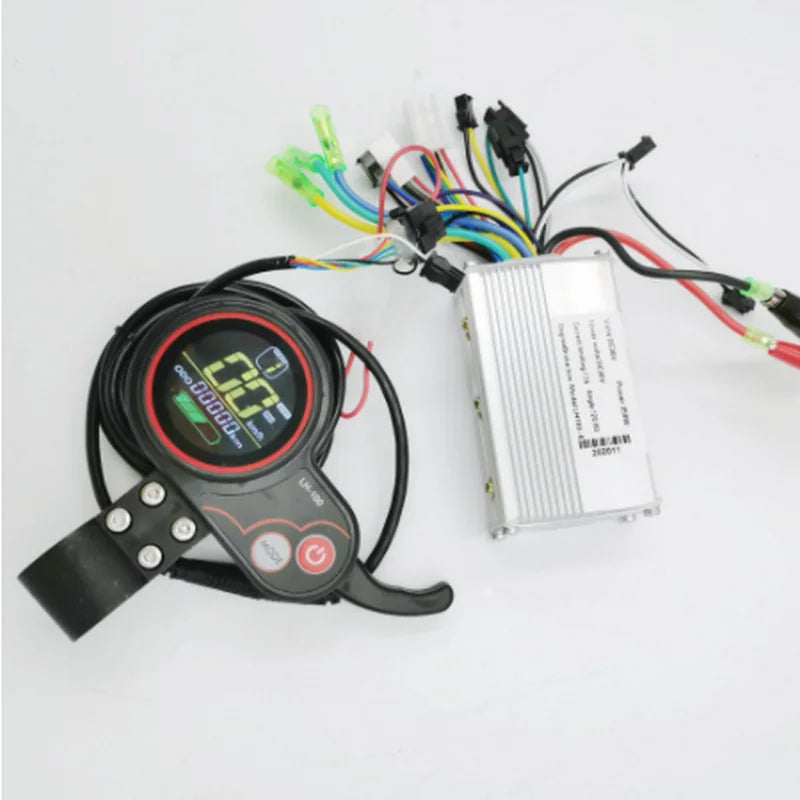 LCD Display White/Colored Screen With Shifter&Controller 24v36v48v60v250w350w Electric Bike Scooter MTB Tricycle Mobility Parts