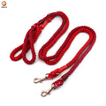 2024 Luxury Heavy Training Multicolor Walking Custom Sublimation Colorful Fashion 100% Cotton Dog Braided Dog Leash