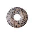 Fashion 30MM Round Shaped Pendant Dalmation Jasper Stone Crystal Healing Stone Charms Handicraft for Necklace Making As Gift